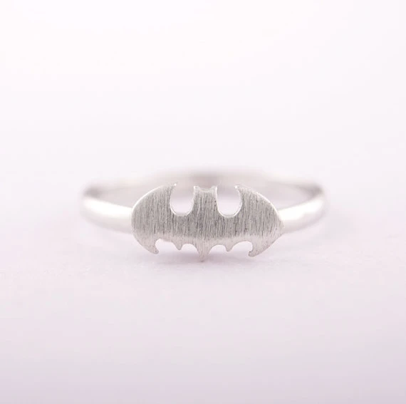 Распродажа позолоченное кольцо в стиле Kpop летучая мышь из нержавеющей стали |