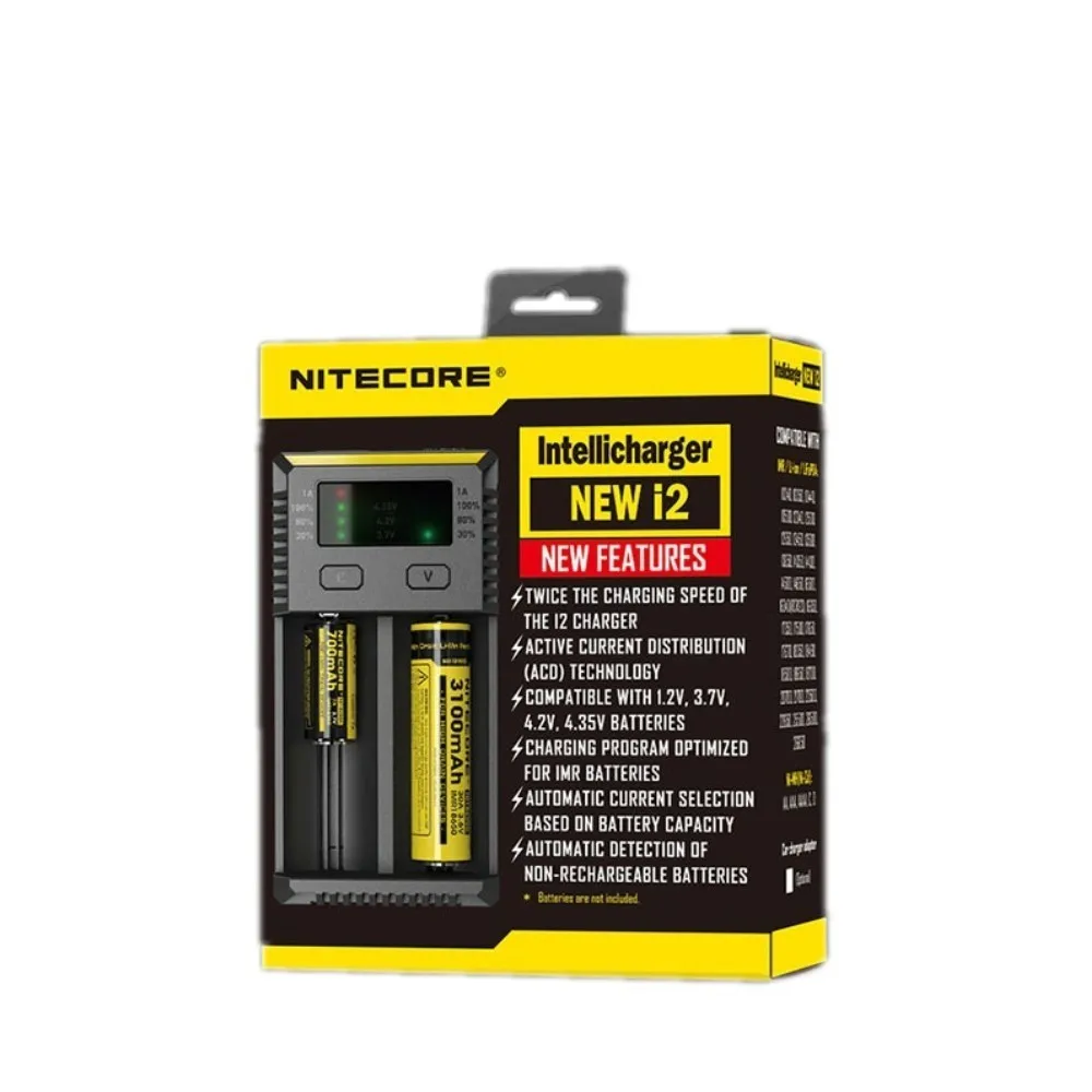 new version 1 pc battery charger for 16340 AA 10440 AAA 14500 18650 26650 I2 universal | Электроника