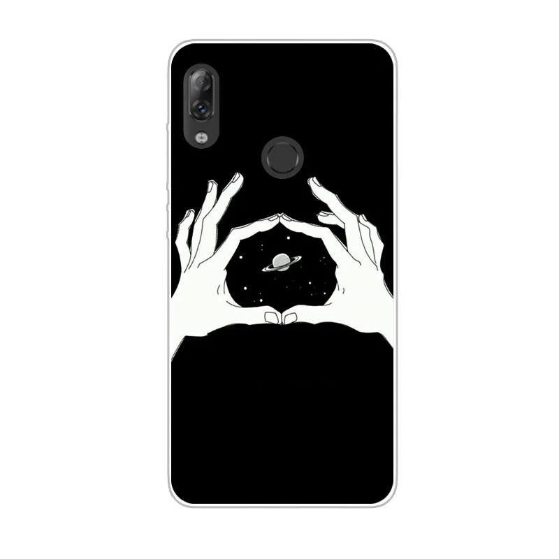Lenovo K5 pro Case Silicon Space imagine Painting Soft TPU Back Cover for K5pro Phone protect Bags shell |