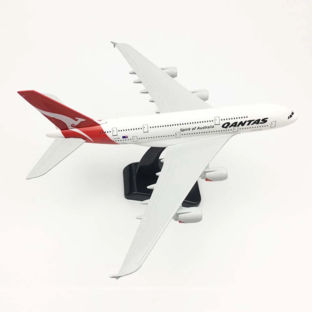 20 см самолет Airbus A380 Qantas Airways сплав модель самолета игрушки Дети подарок для