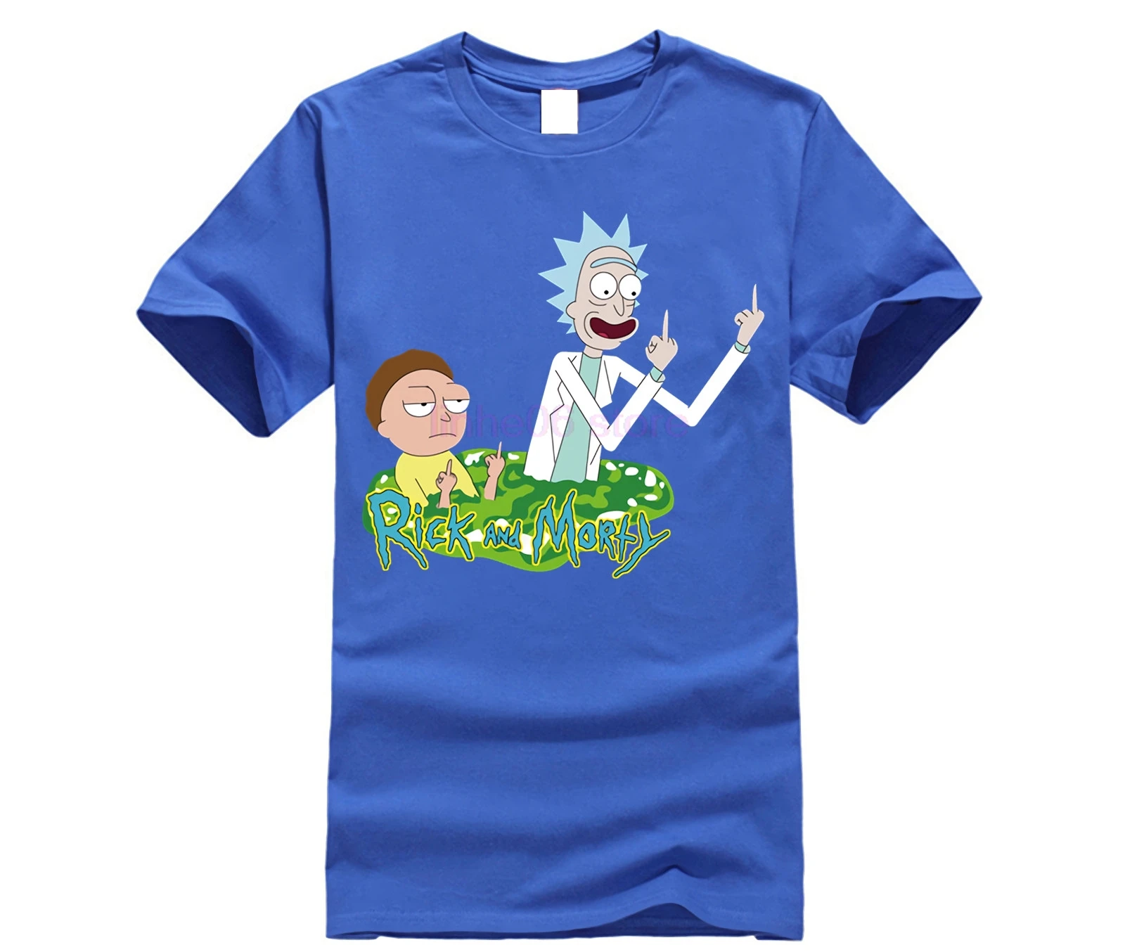 GILDAN TEEWINING Rick and Morty футболка для мужчин смешные мужские футболки летний топ