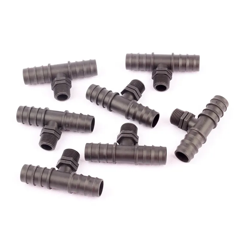 3 шт. коннектор для систем капельного орошения 1/2 25 мм|barb connector|tee jointbarbed tee connectors |