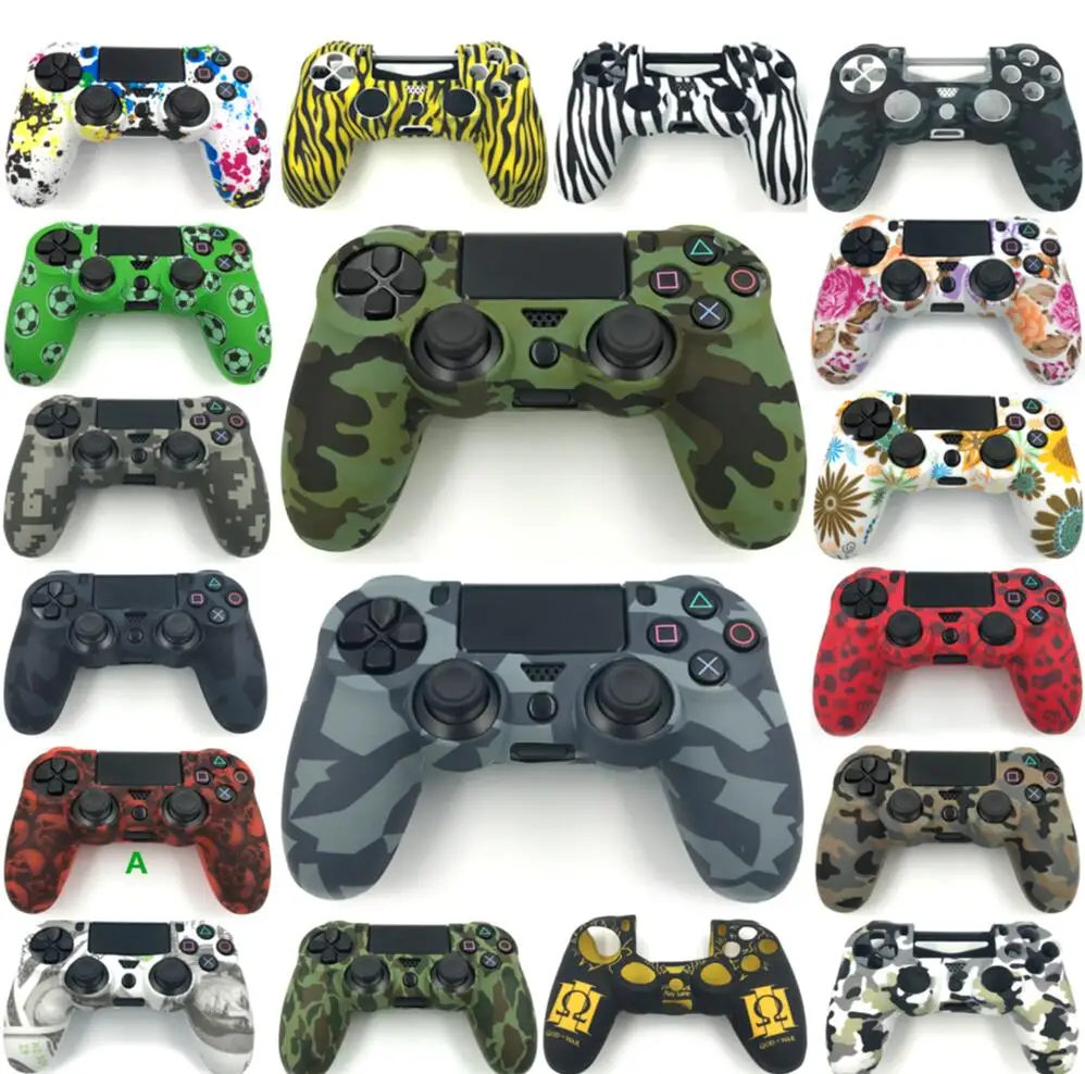 Mix color Специальный мягкий гелевый резиновый чехол для Playstation 4 Pro PS4 Slim - Цвет: Mix color