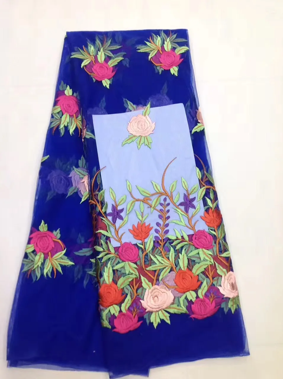 Высокое качество Африканский плотная вышивка Чистая кружево французский вуаль