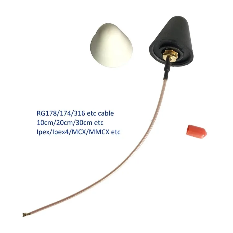 Outdoor waterproof external omni 2.4ghz wifi antenna with RP sma to Ipex RG178 cable 1pca