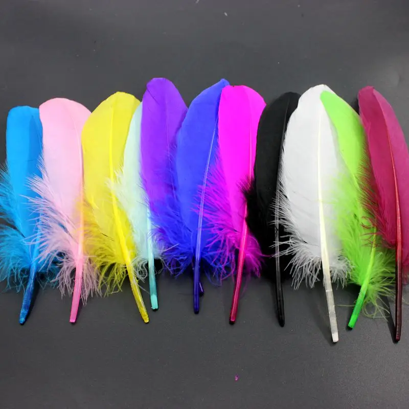 Искусственные гусиные перья реквизит маски для свадебвечерние НКИ украшение