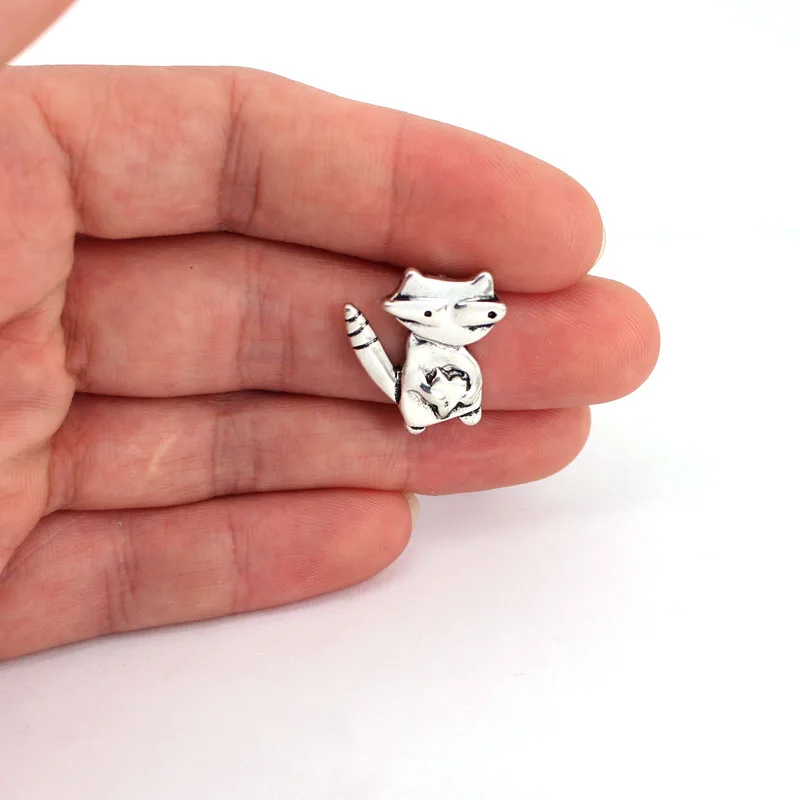 Маленькое ожерелье с подвеской из енота ювелирные изделия в подарок | Украшения и