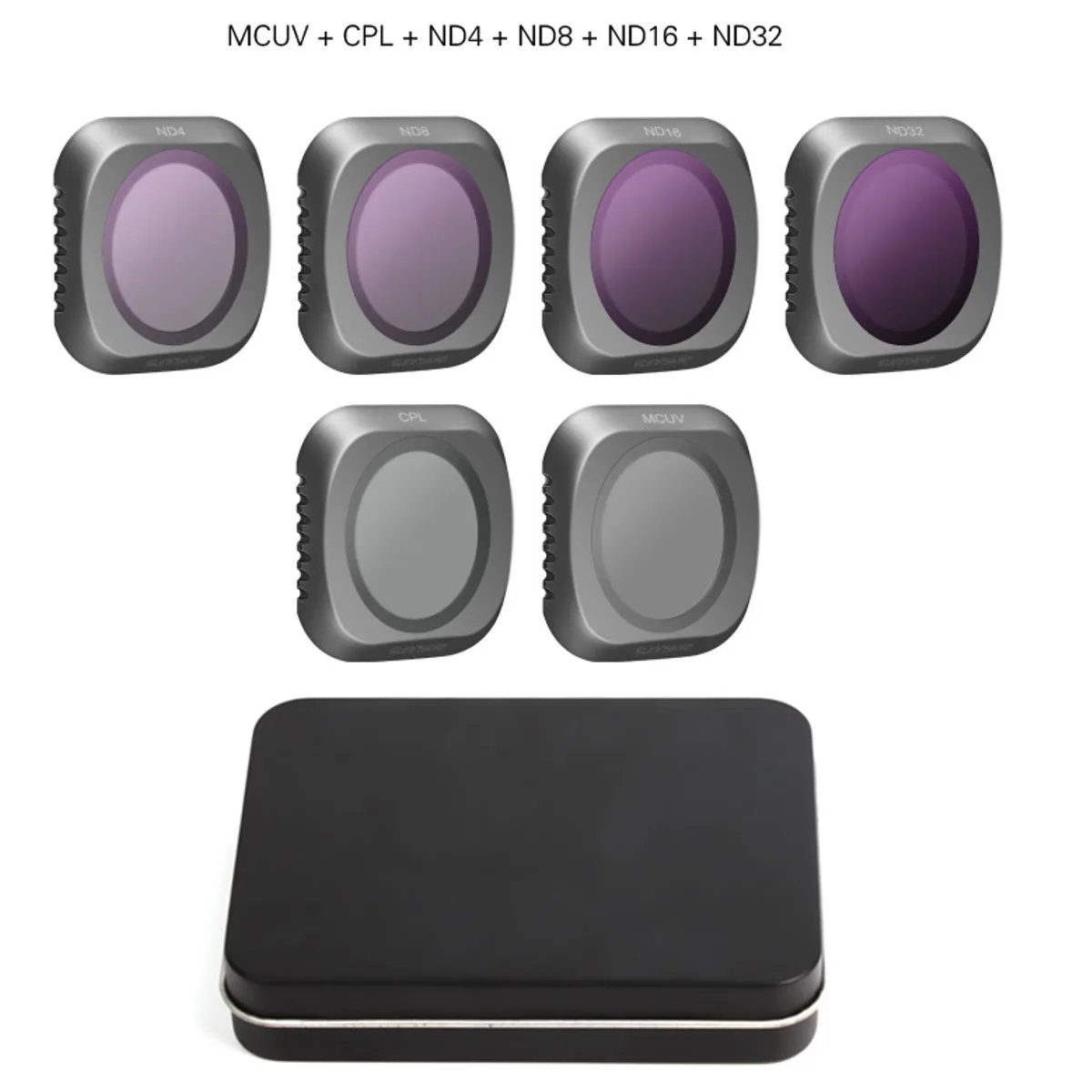 Для DJI Mavic 2 Pro нейтральная плотность ND4-32 MCUV CPL фильтр для дрона набор стекло Mavic 2 Pro профессиональная защита объектива аксессуары