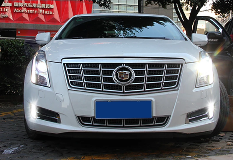 12 В 6000 К светодиодный DRL Дневной ходовой светильник чехол для Cadillac XTS ATS SLS SRX XLR дневные ходовые огни противотуманный светильник s