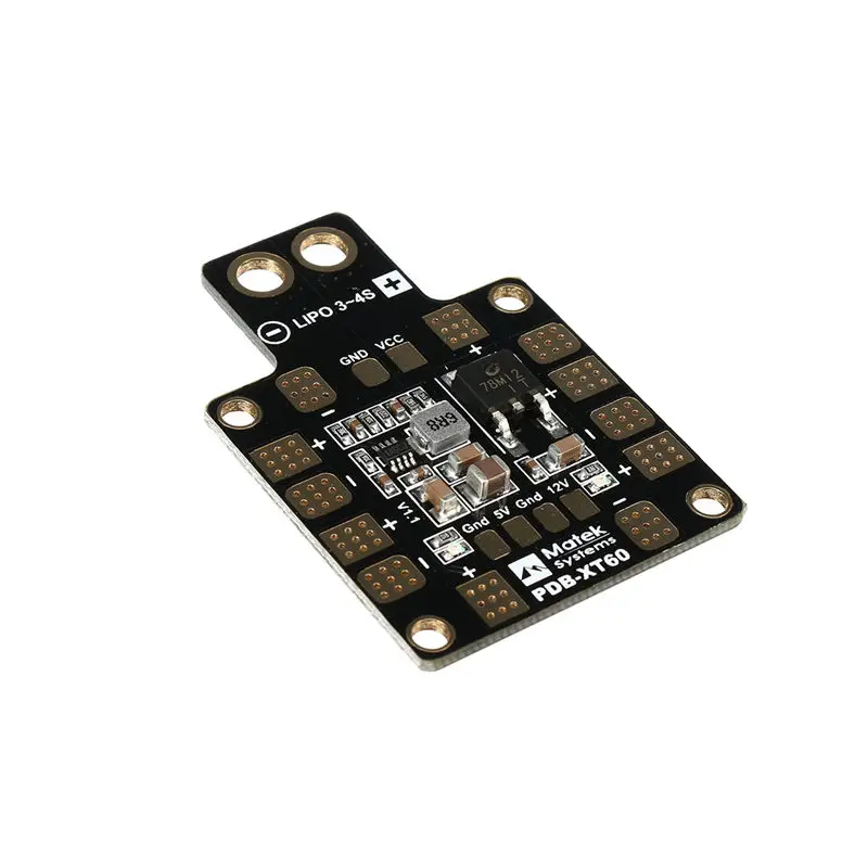 Matek System PDB XT60 W/BEC 5V & 12V 2oz медь для радиоуправляемого вертолета FPV Quadcopter Muliticopter Drone
