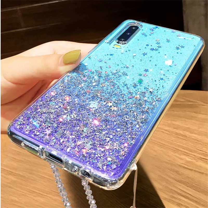 Чехол для Huawei Y6 Prime 2018 Y7 Y9 2019 honor 8 9 10 lite 7A 7C 7X 8X блеск Bling Star чехол телефона мягкая