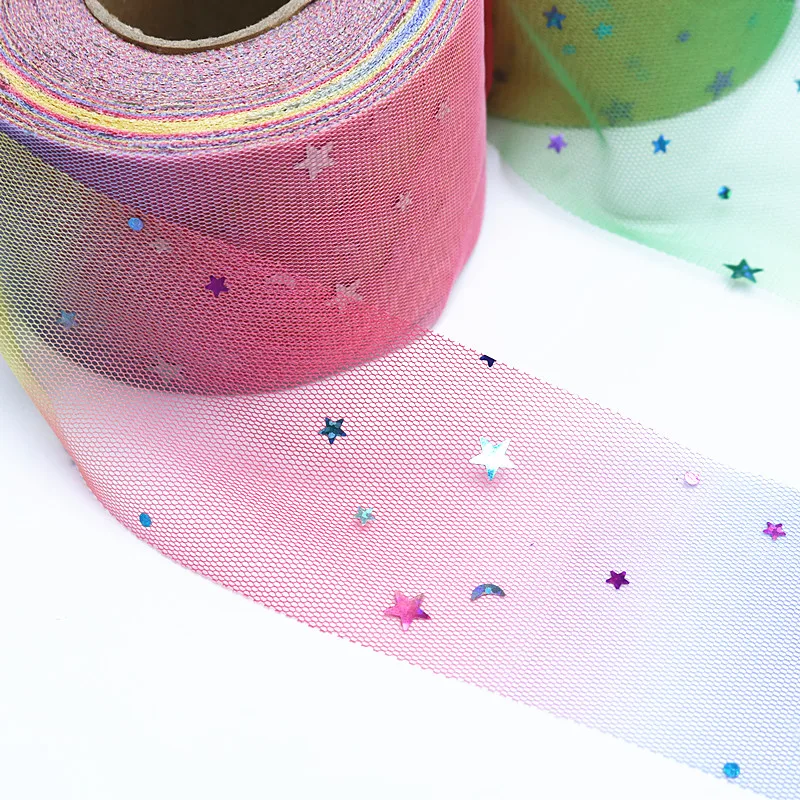 Блестящая тюль для вечеринки в честь рождения ребенка 50 фотоблесток 6 см | Дом и