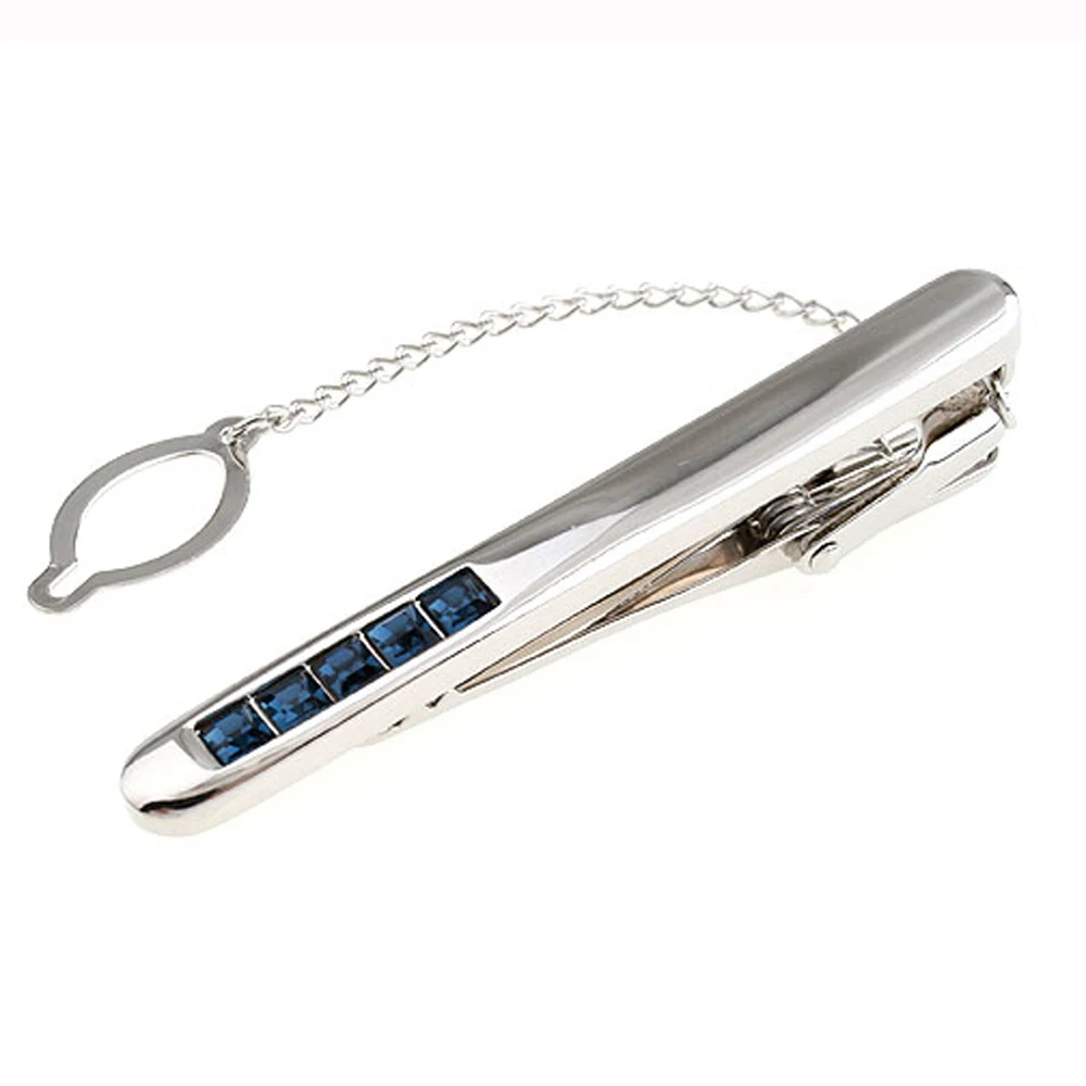 

Jin&Ju New Design Jewelry Hot Selling Copper Metal Tie Clip Fashion Simple Style Men Classic Silver Color Tie Clips For Mens