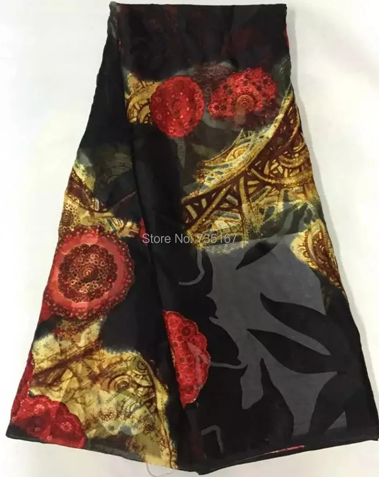 Очень приятный легкий шелк кружевная ткань хорошего качества африканский