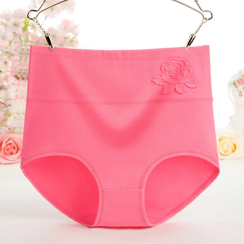 

High Waist Fashion Plus Size 3XL Panties for women Sexy briefs Seamless Panties Cotton Underwear Breathable Big Size Lingerie