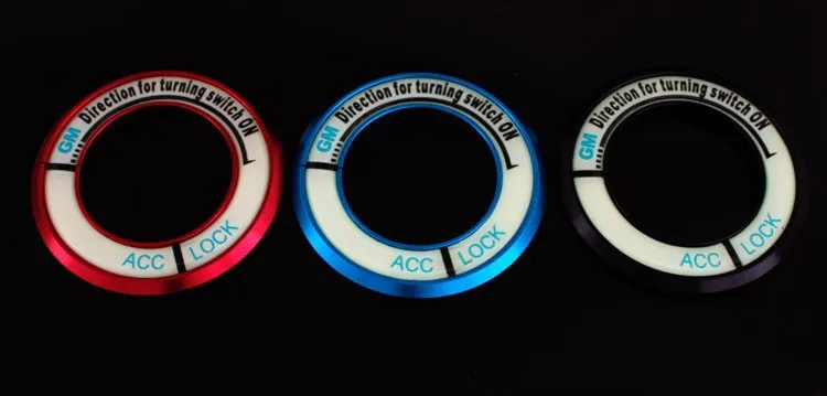 Светящаяся крышка переключателя зажигания из сплава автомобильные аксессуары