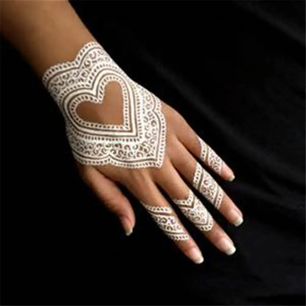 1 шт. женские белые хны конус Mehendi Временные татуировки Kitakvagrim хна инструмент для