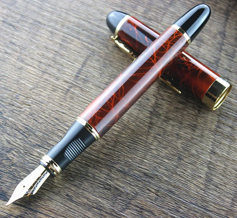 JINHAO 450 стиль авторучка роскошный подарок металлическая чернильная ручка Красивая Подарочная коробка Упаковка чернил Заправка Caneta канцелярские принадлежности