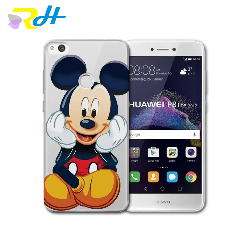 Для funda Huawei P20 Pro Coque Etui Mickey Minnie чехол для lite 2019 Модный P10 Lite P9 Plus|Чехлы-накладки| |