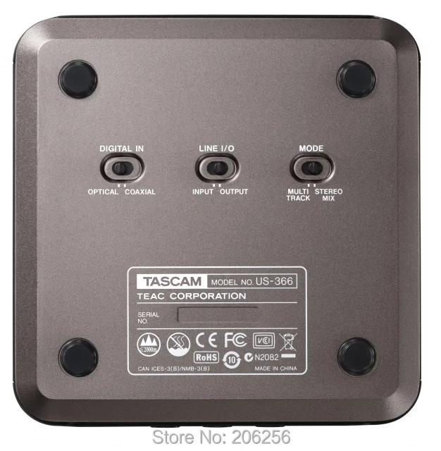 Tascam us-366 USB цифровой Аудио интерфейс звуковая карта USB 2,0 аудио интерфейс