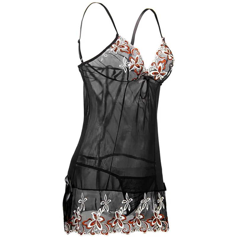 Рождественский подарок S M L XL XXL 3XL 5XL 6XL Сексуальное белье для женщин с горячей вышивкой глубокий V Халаты больших размеров 7098