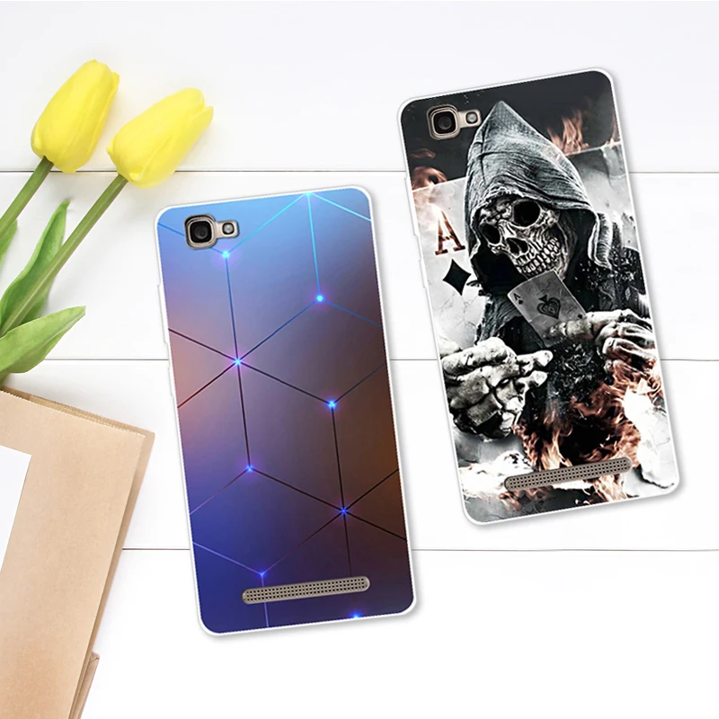 Чехол для Prestigio Grace P5 5 0 дюйма прозрачный рисунок силиконовые чехлы телефонов