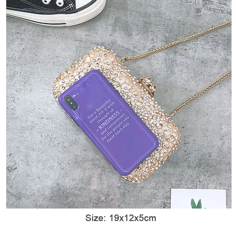 2019 роскошный вечерний клатч ручной работы с цветами сумочка цепочкой и цветком