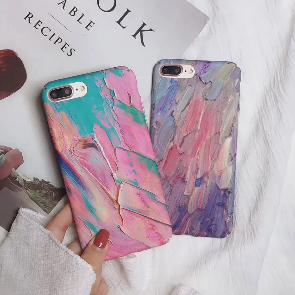 Boucho для iphone X задняя крышка цветная Художественная с акварельными чернилами