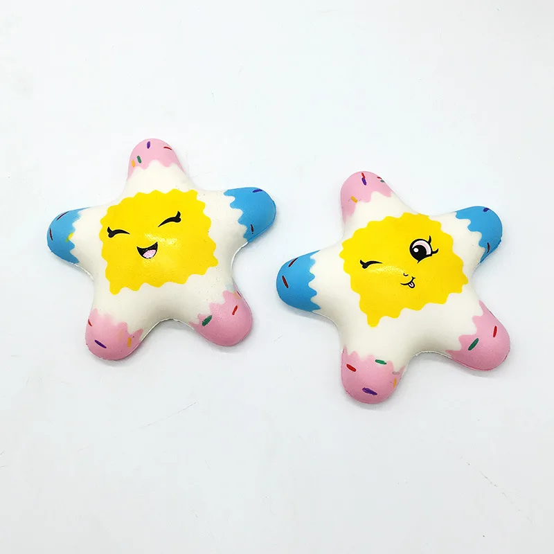 Kawaii мягкими замедлить рост звезды мягкие красочные Squish животных Большой Squeeze забавная игрушка-антистресс игрушечные лошадки для детей Рождественский подарок