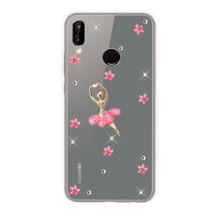 Для huawei P20 lite чехол angel clear Coque задняя крышка для Honor 8X 8C huawei P30 pro P Smart Z plus Nova 4 3 2 чехол для телефона - Цвет: Серый
