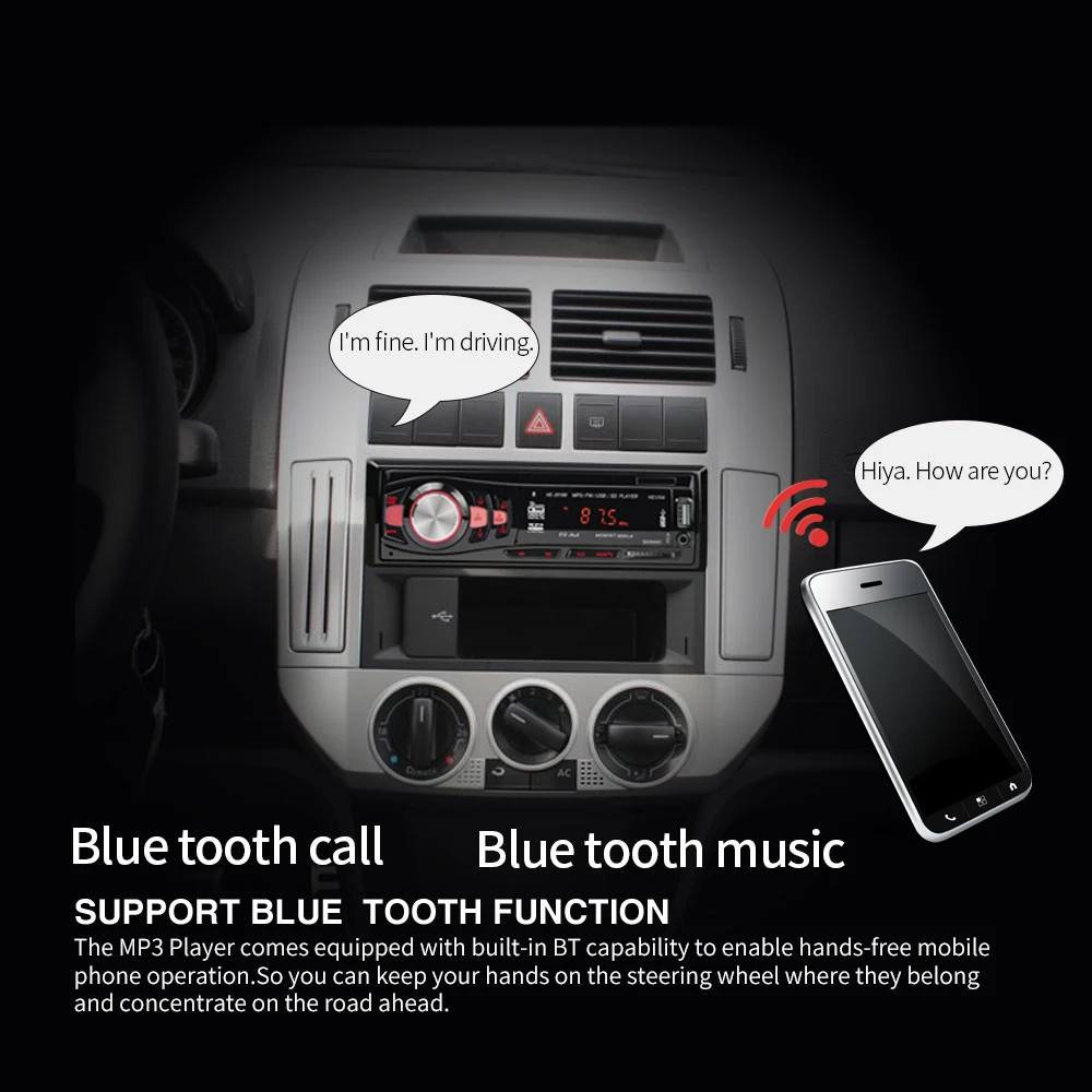 Mp3-плеер JunHome с поддержкой Bluetooth 3 5 в 12 | Автомобили и мотоциклы