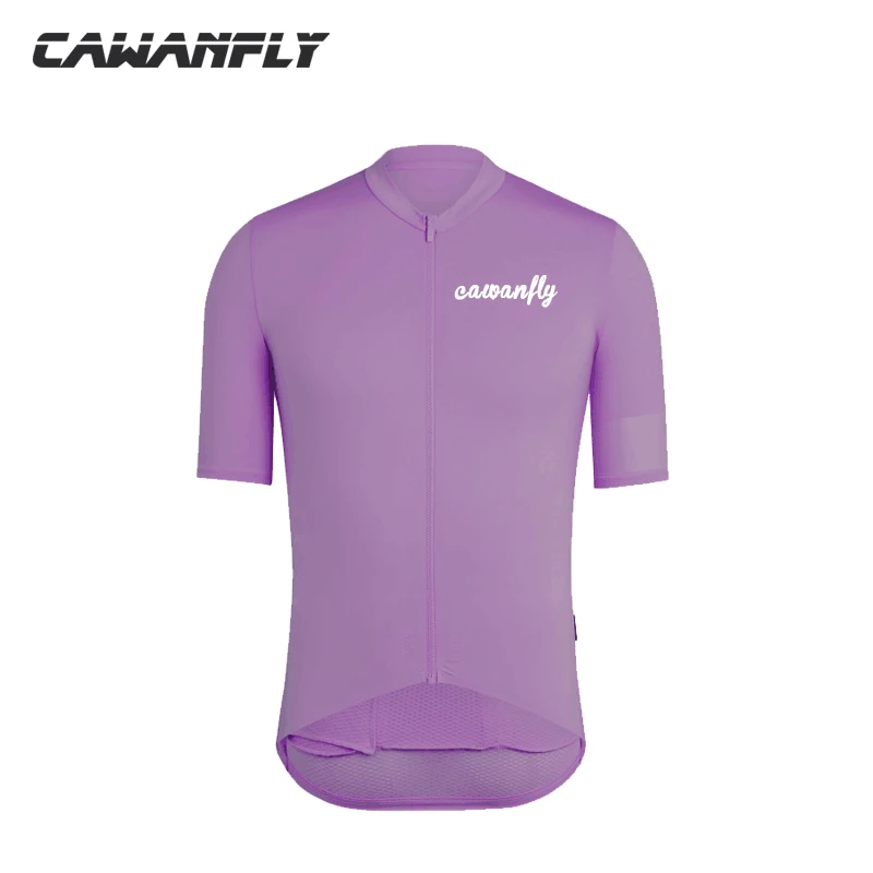 Cawanfly низкий профиль Топ Синий с коротким рукавом Майки для велоспорта Pro гоночной