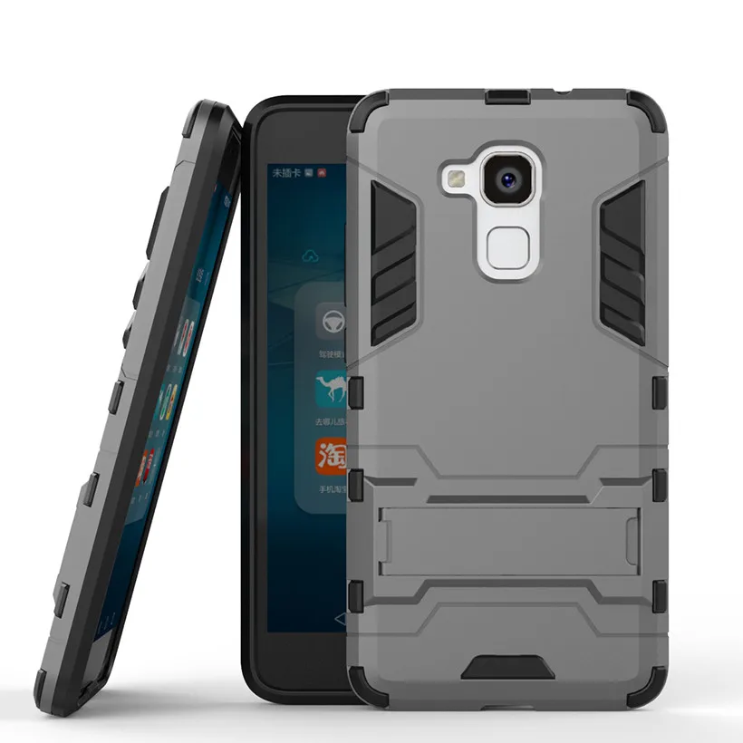 Fintorp чехол для телефона huawei Honor 5C GT3 Honor 7 Lite GR5 Mini Honor5C Honor7 Lite 5,2 дюймов Чехол для задней панели телефона - Цвет: gray