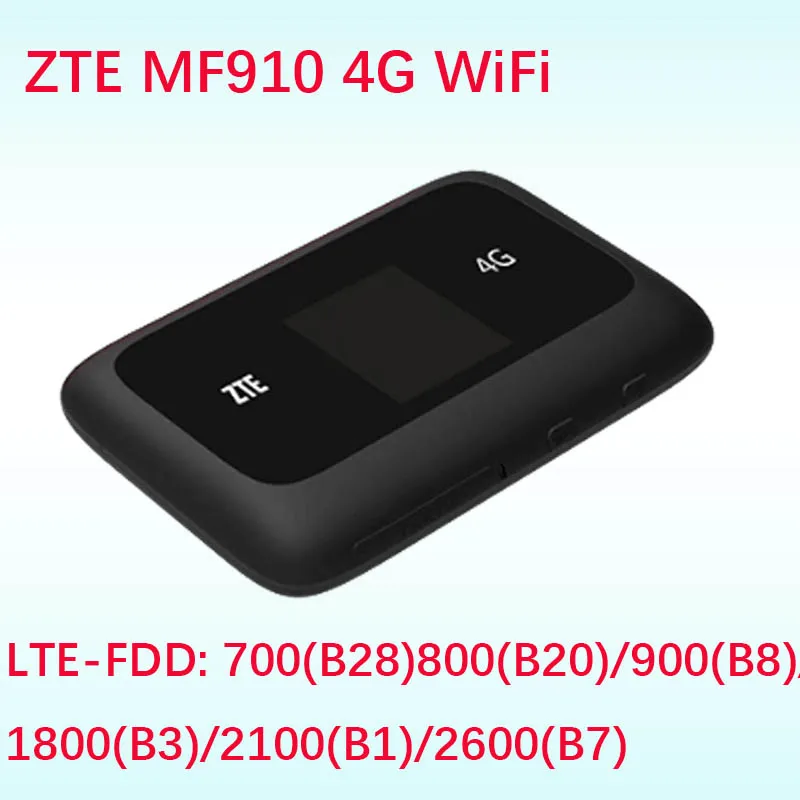 Разблокированный zte MF910 LTE 4g мобильный Точка доступа wifi маршрутизатор ключ 150 Мбит