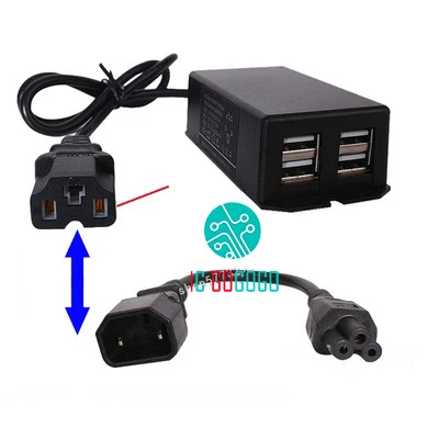 charger 3 pins A EBike USB быстрое зарядное устройство для мобильного телефона на 5 В 2A 3A 4.5A автомобиль 12 в 24 в 36 в 48 в 60 в 72 в электрический велосипед T тип видео DC2.5 разъем c14 - Цвет: charger 3 pins A