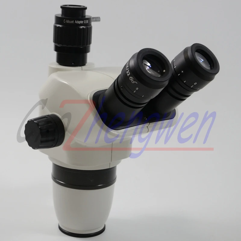 

FYSCOPE 6.7X-45X ! DOUBLE BOOM STAND TRINOCULAR SIMUL FOCAL HEAD INSPECT STEREO ZOOM MICROSCOPE