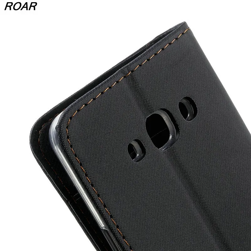 For Samsung J3 Pro Case Roar KOREA Diary Wallet Stand Twill PU Leather Phone Flip Cover for Galaxy J3110 | Мобильные телефоны и