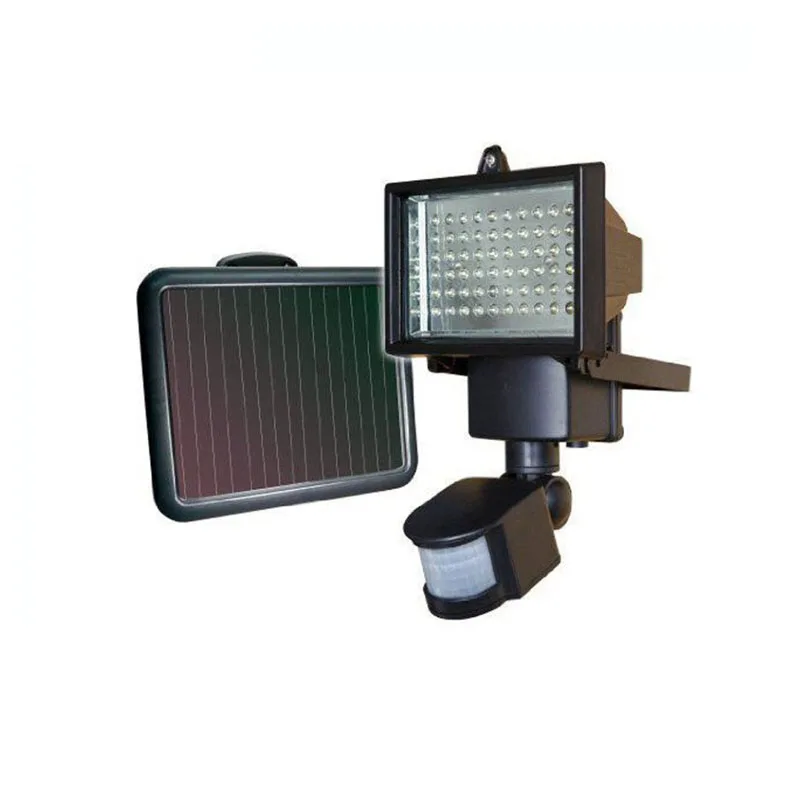 

1X Hot sales Solar 60LED 20W flood light with PIR Motion Sensor free shipping