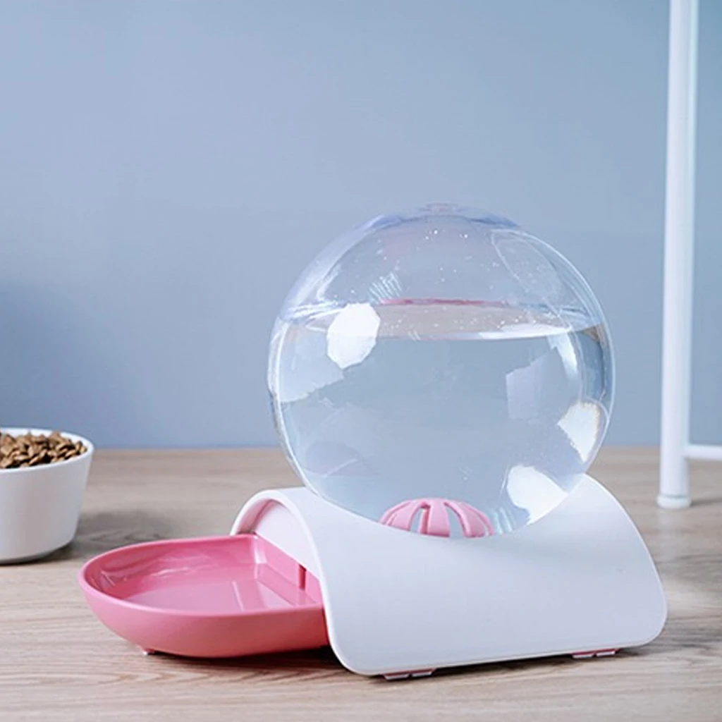 Bubble автоматический фонтан для воды для домашних животных кошек собак диспенсер для воды большая чаша для питья кошек 2.8л без электричества