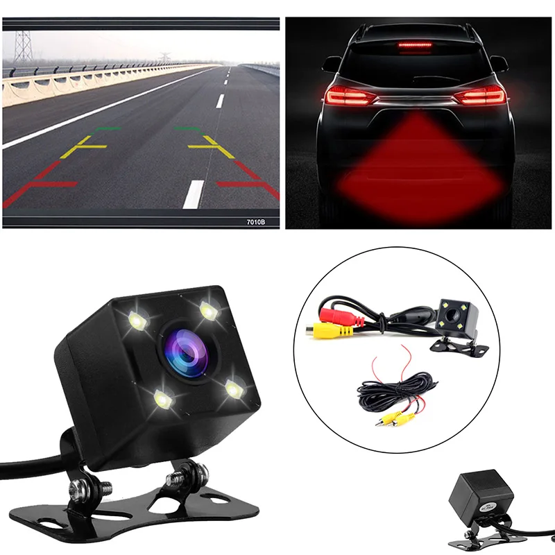 Car Reverse Camera Rear View 170 Degree Night Version IP68 Waterproof Para Auto Backup Rearview Parking Kamera Cofania | Автомобили и