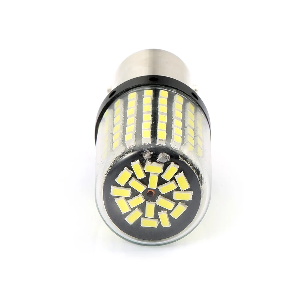 2 шт. светодиодный светильник 3014 1156 144SMD BA15S BAU15S PY21W с поворотным сигналом лампа Canbus