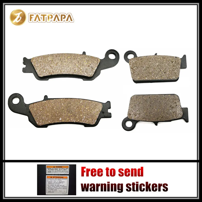 

F + R Brake Pads for YAMAHA 125 YZ YZ125 2008 2009 2010 2011 2012 2013 2014