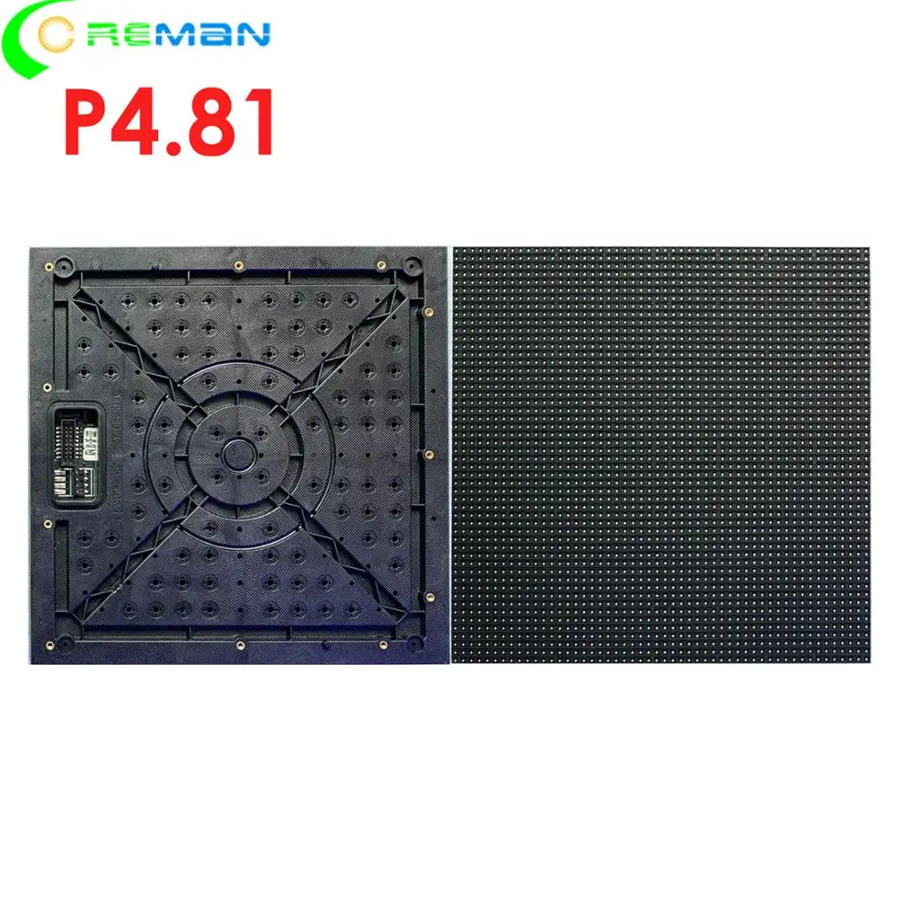 Панталла светодиодный модуль p4.81 P4.8 для помещения 500x500 500x1000 тонкая панель
