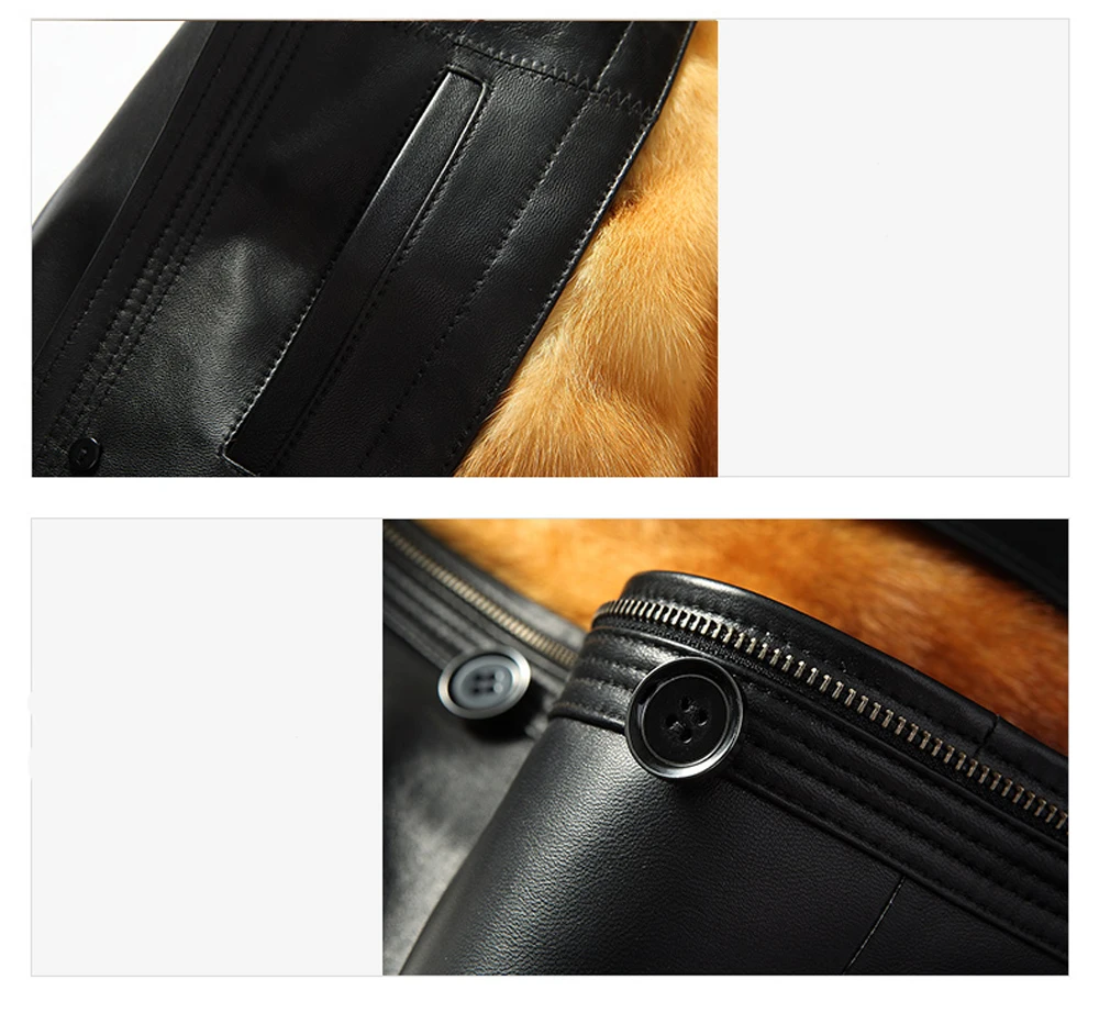 Для мужчин обувь золотистого цвета норковая шуба куртка из овчины съемная