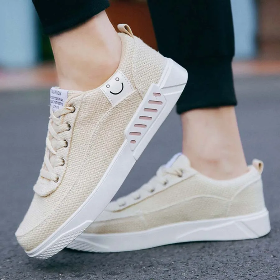 Новинка Мужская обувь в Корейском стиле универсальная Повседневная парусиновая