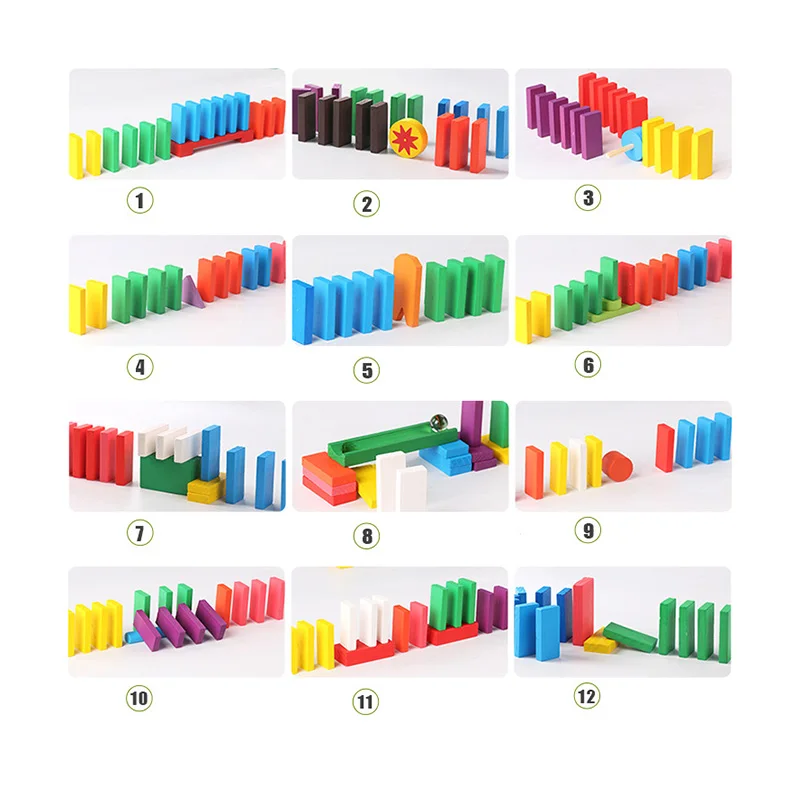 Animal Solitaire Puzzle Toy Kids /Domino 28PCS Child Standard Domino Wooden Early Childhood Toys Children | Игрушки и хобби