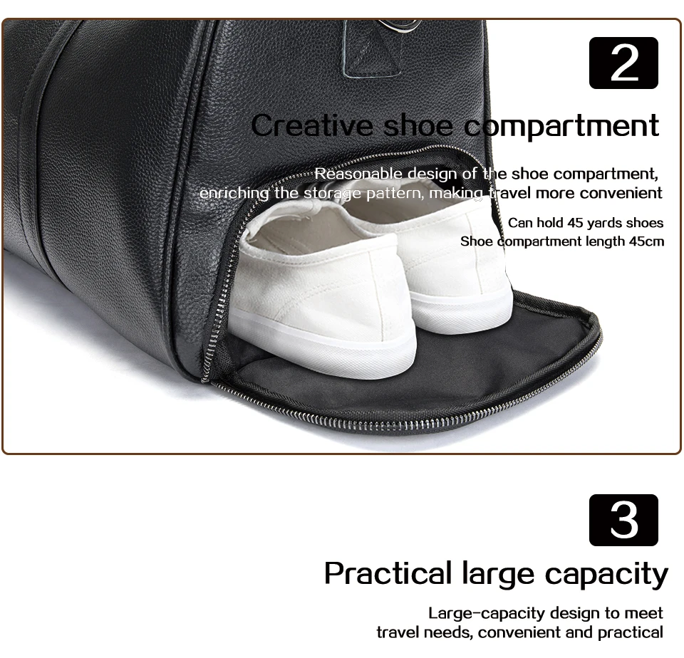 WESTAL кожаная мужская большая вещевая сумка для багажа Чемоданы путешествий с