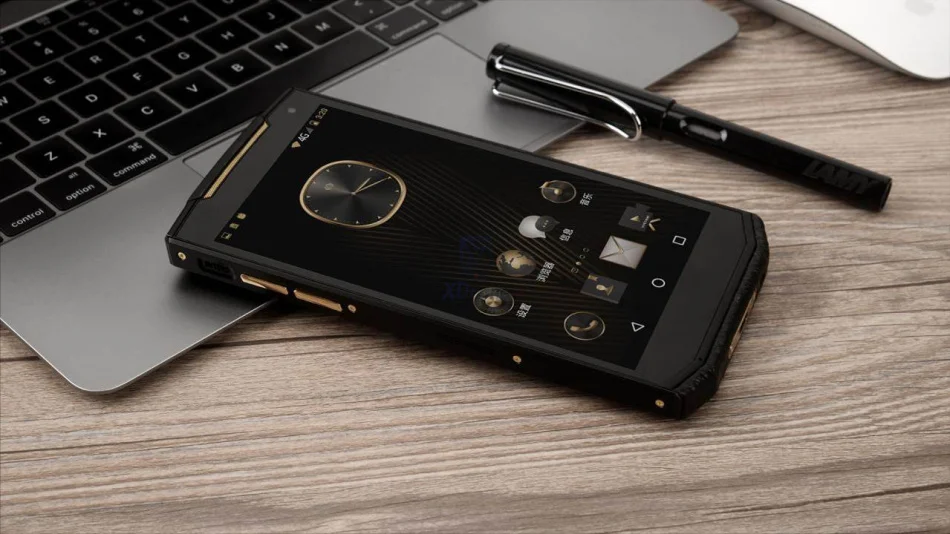 VM2 Android проектор для планшетных ПК портативный бизнес роскошный планшетный компьютер кожаный 5," FHD 120 люмен 4 Гб ram gps OTG