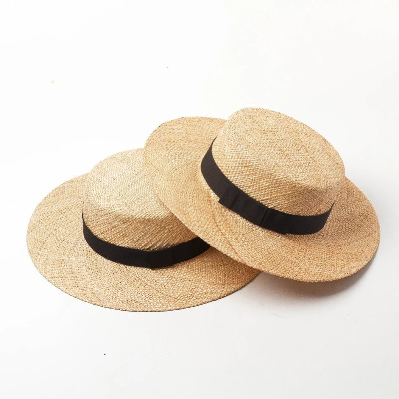 Детская шляпа детская соломенная канотье 2019 Новая модная летняя пляжная