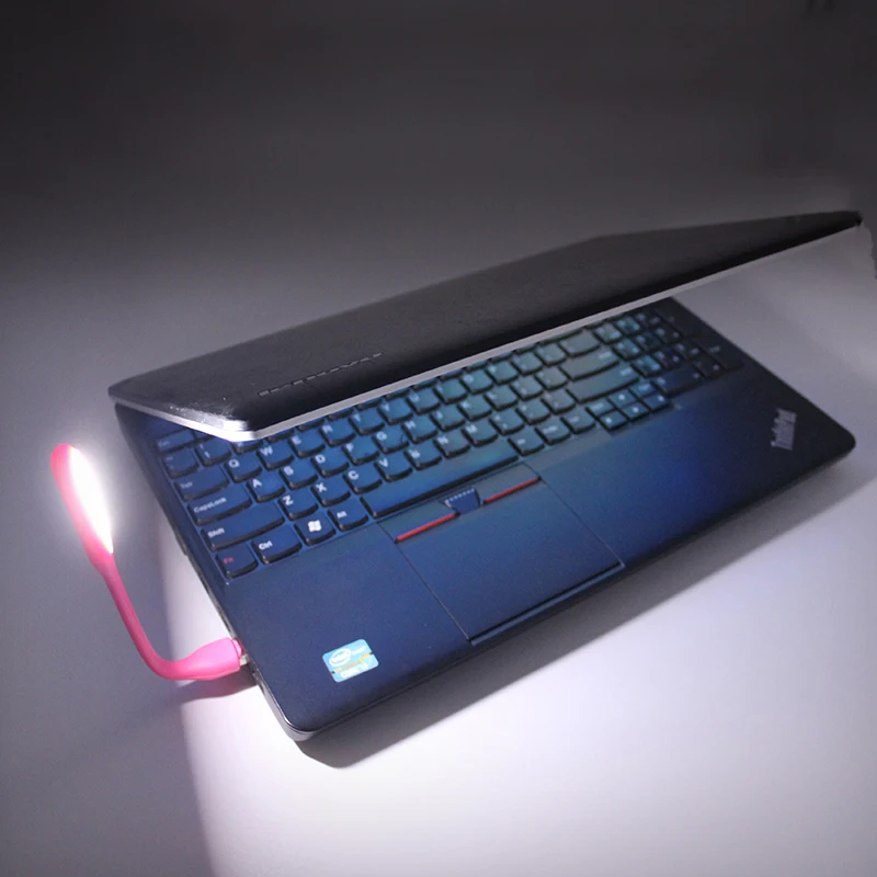 Регулируемая Гибкая светодиодная мини лампа для чтения USB Пауэр банк ПК ноутбука
